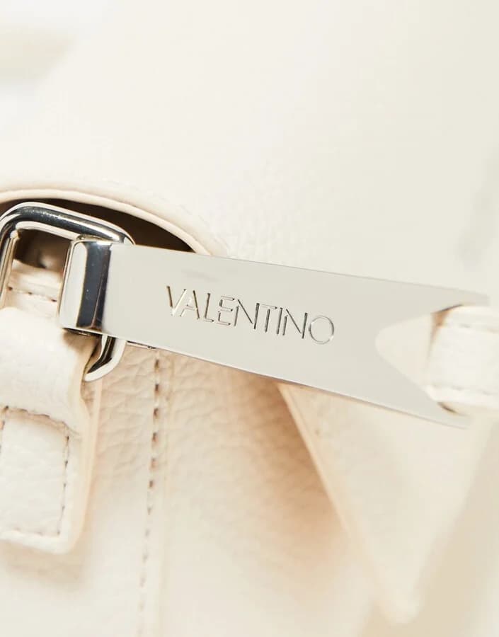 VALENTINO bolso de bandolera Conscious Re Flap Bag Crudo — vista 3